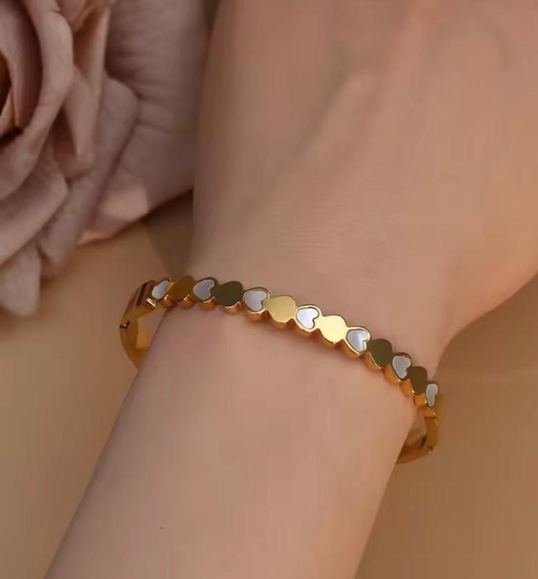 The Eternal Heart Charm Bangle image