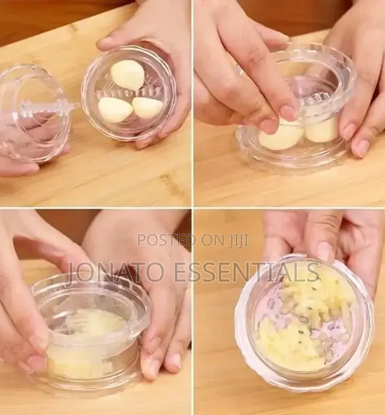 Garlic Press Peeler Crusher Twist image