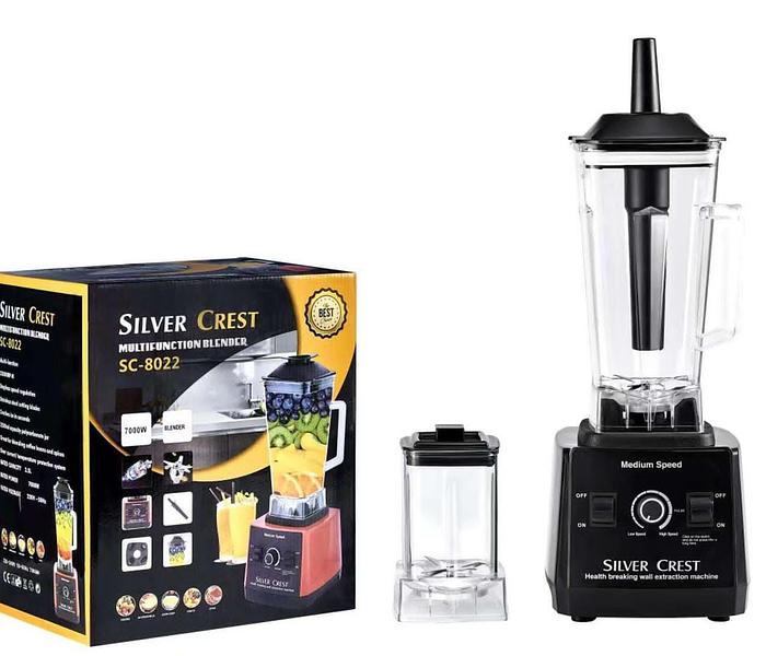 Silver Crest™ 7000W Commercial Blender with 2.5L Jug & Grinder Attachment image