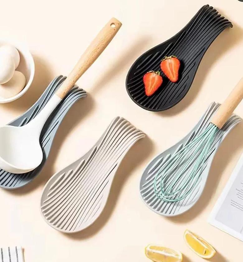 Silicon spoon rest  Heat resistant  image