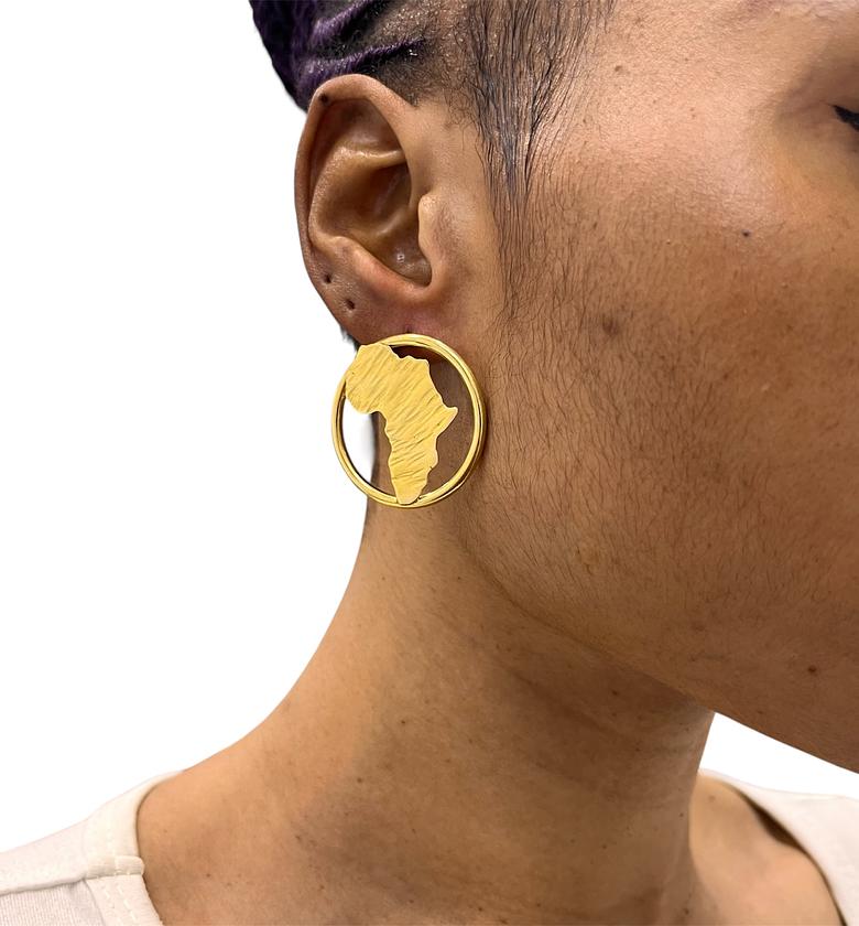 Amara Brass Earrings  image