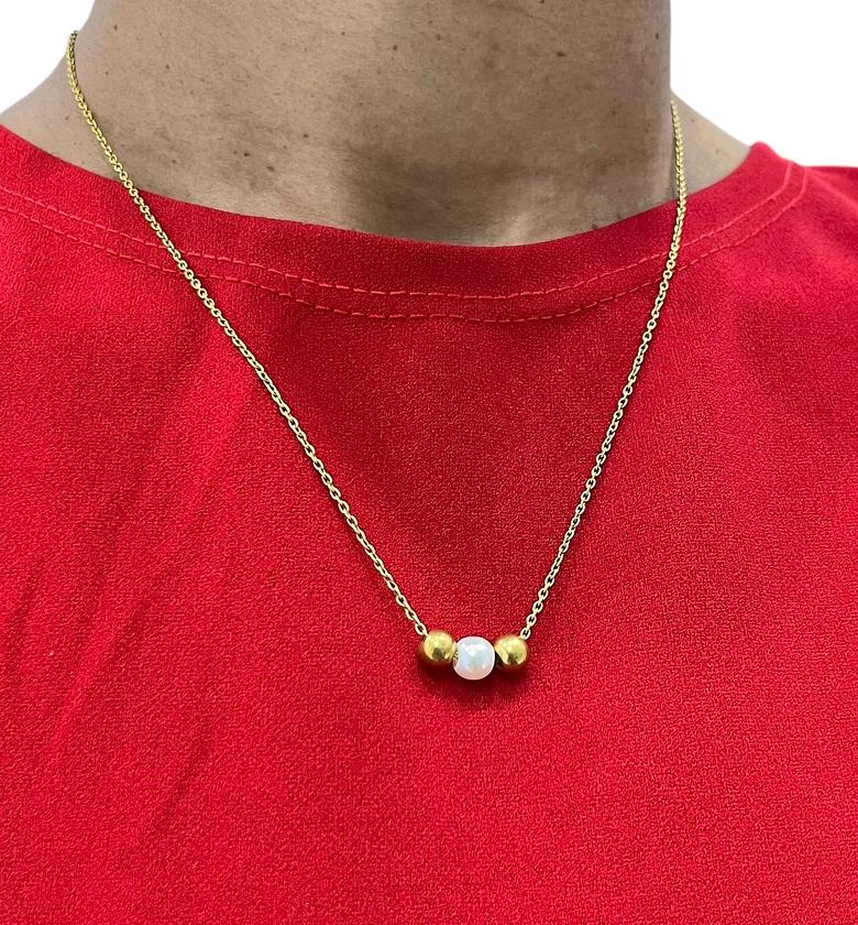 Taye Brass Necklace  image