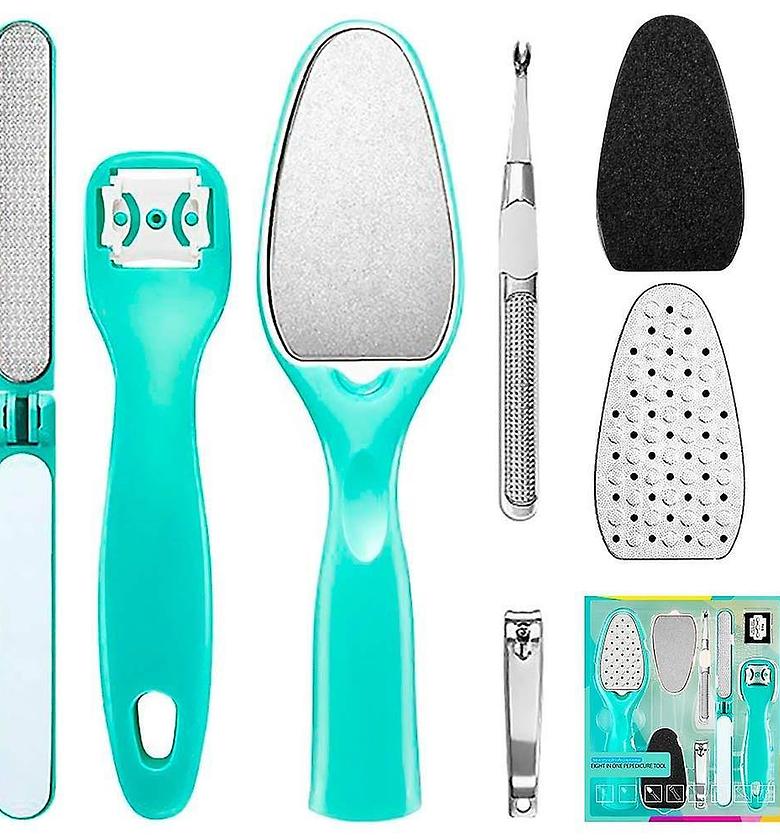 7pc Pedicure Set for Professional Nail Care and Calluses Kit image