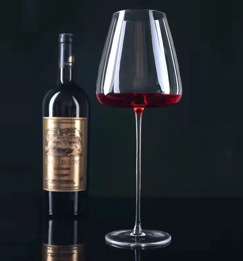 2-piece Large Capacity Long Stem Wine Glasses  image
