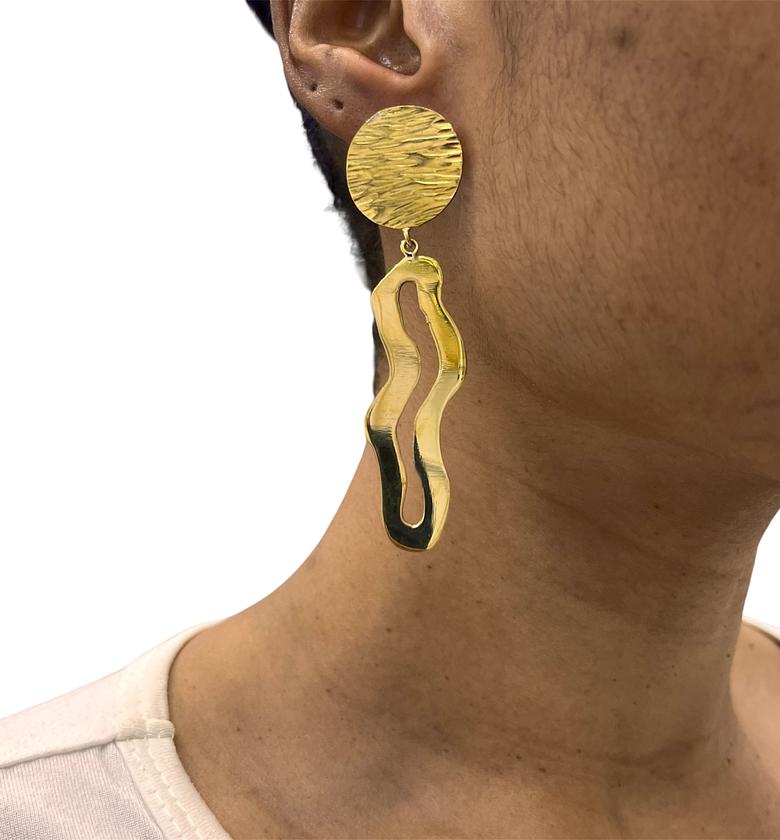 Amahle Brass Earrings  image