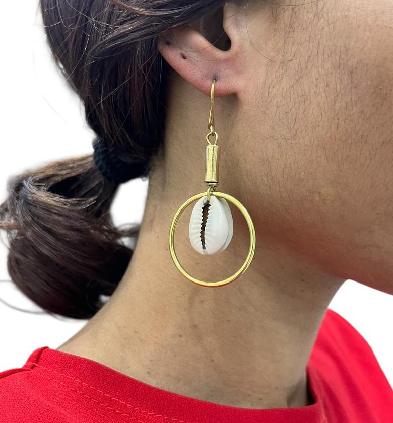 Abeni Brass Earrings image