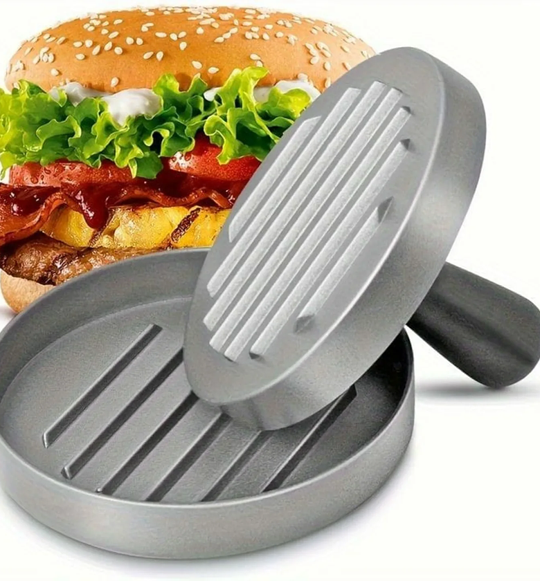 Heavy-Duty Non-Stick Aluminum Alloy Burger Patty Press image
