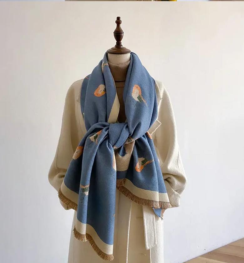Cashmere Scarf - NAVY  image
