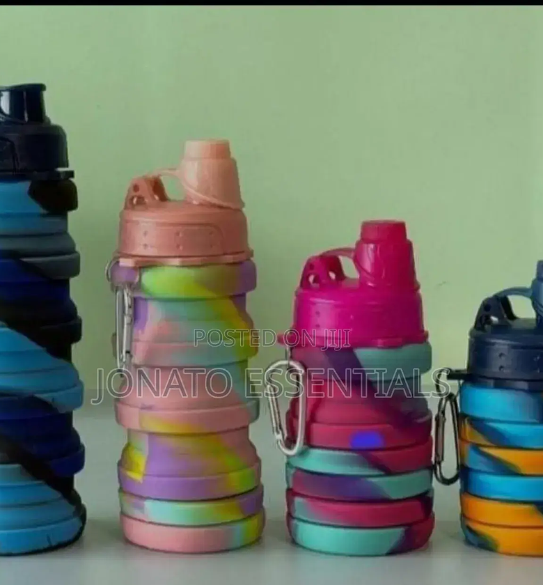 Foldable Silicone Water Bottle image
