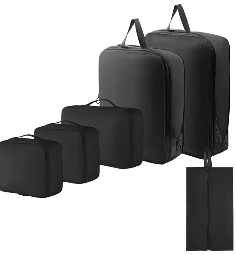 6pcs Set Compressible Luggage Travel Bags image