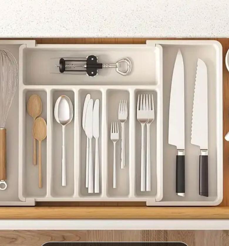 Large Expandable Cutlery Organizer image