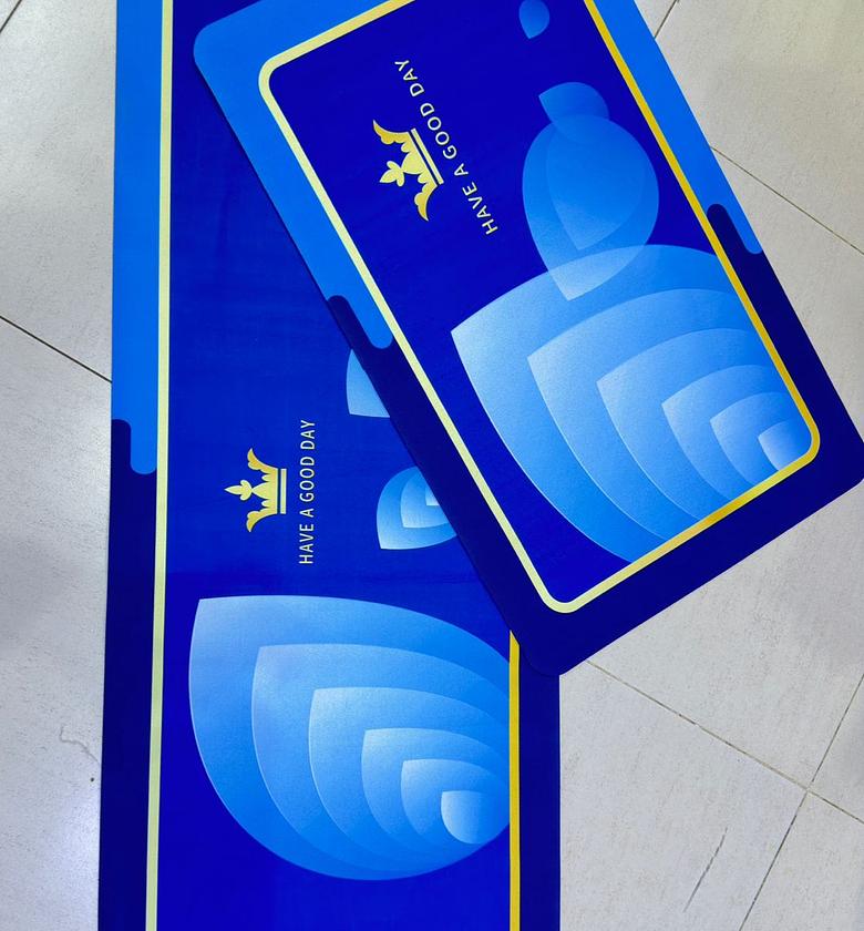 Rubber bottom kitchen mats image