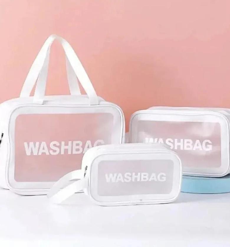 3 Pcs Travel Cosmetic & Toiletries Bag image