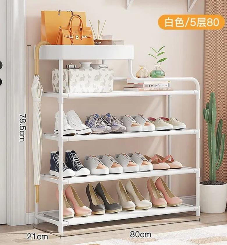 Simple entry way Shoe Shelf/shoe rack image