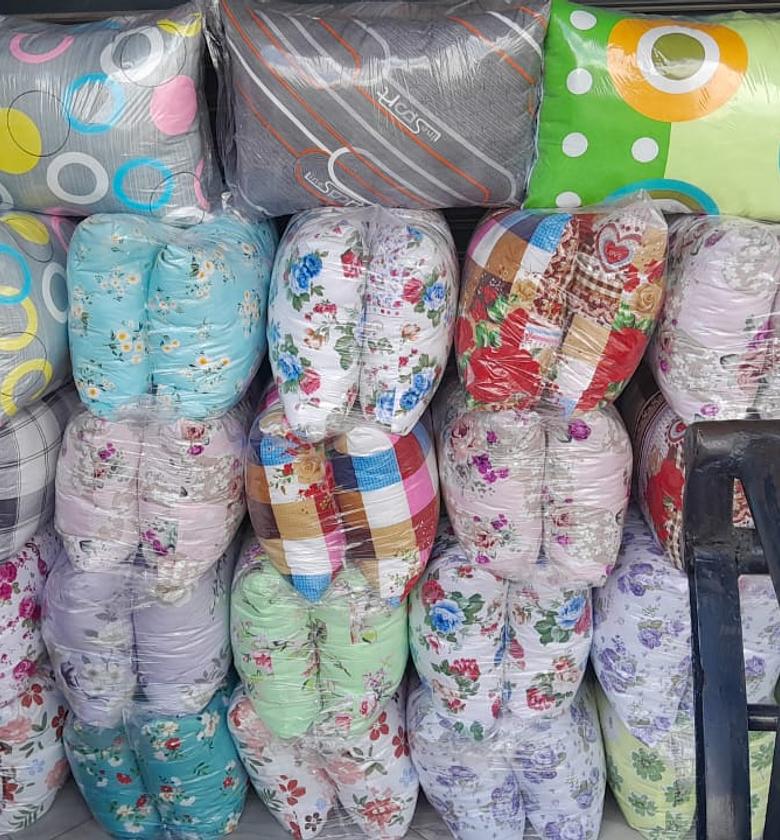 Two Pieces Fiber Filled Bed Pillows image