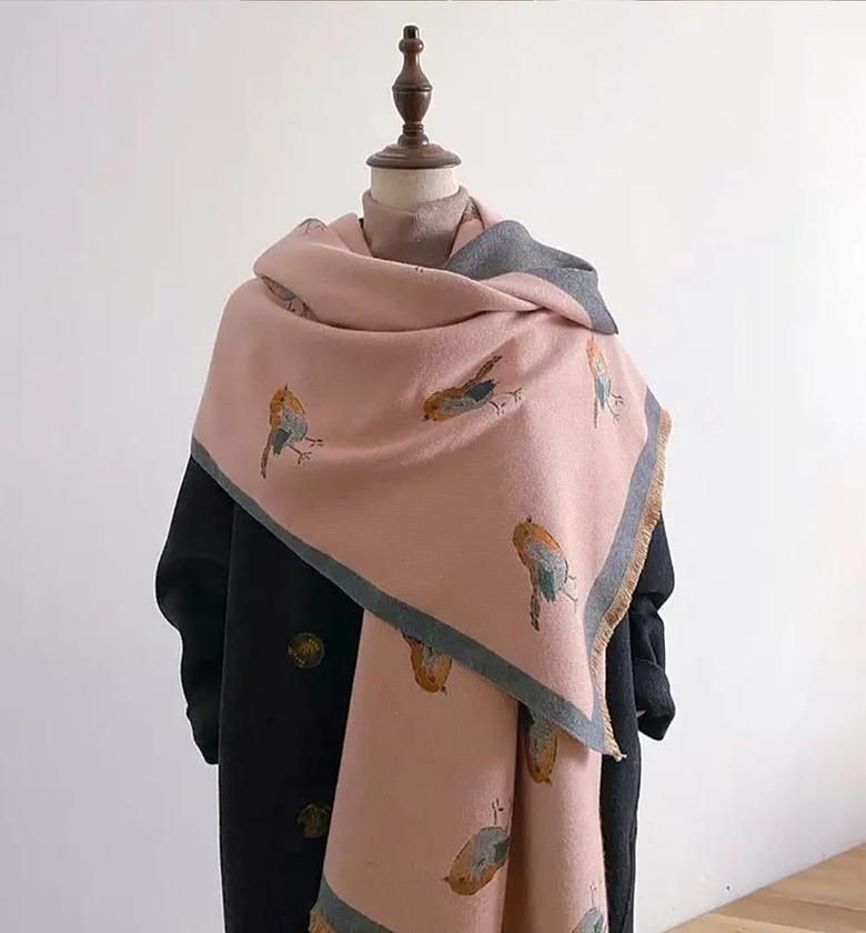 Cashmere Scarf - PEACH image