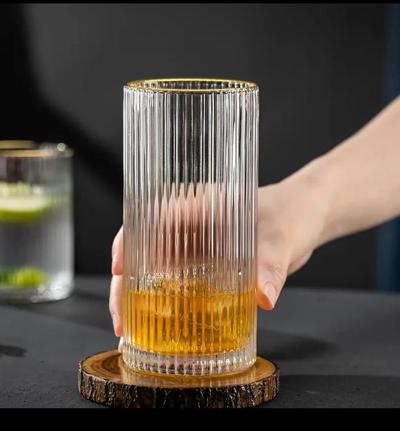 6pcs Aesthetic Highball Glasses 400ml image