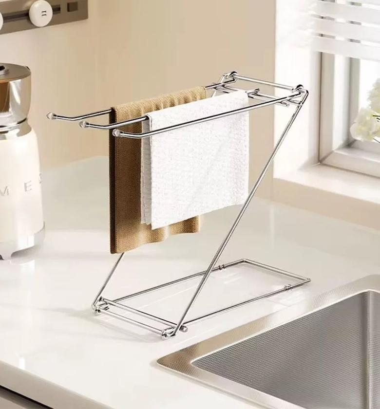 Stainless steel Dish Cloth/Towel Rack image