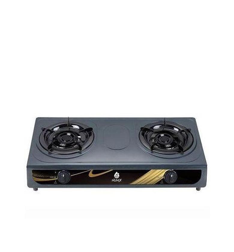Nunix 2 Gas Burner Stainless Steel Cooker image