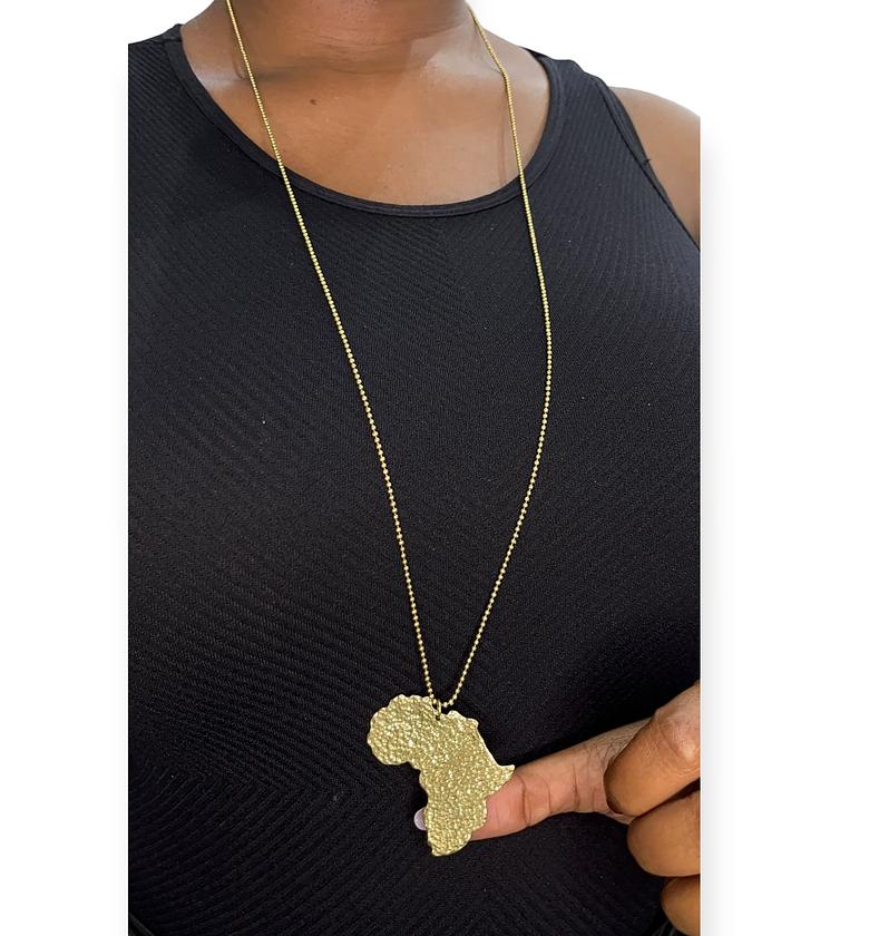 Chiamaka Brass Necklace  image