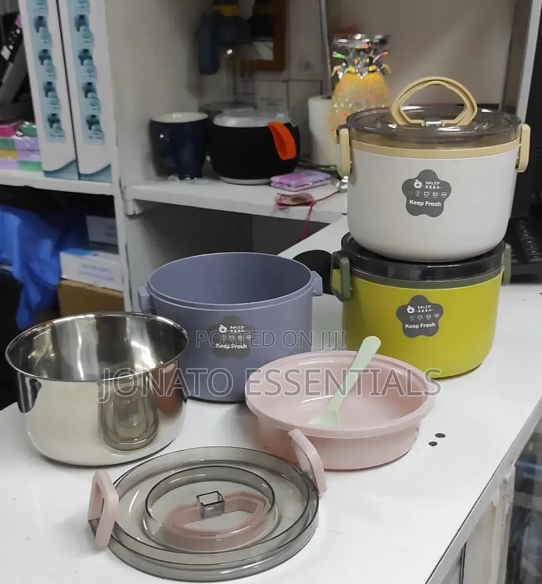 Stackable Insulated Kids Lunch Box Set image