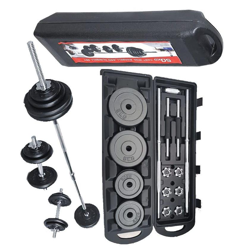 50kg/York Barbell and Dumbbell set image