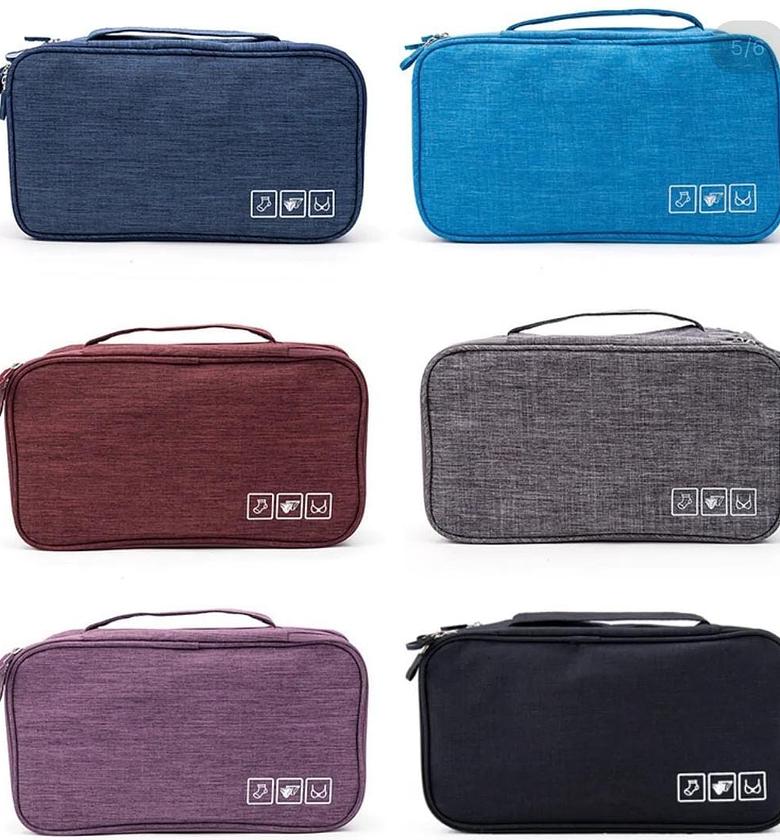 Portable Travel Undergarments Organizer Bag image