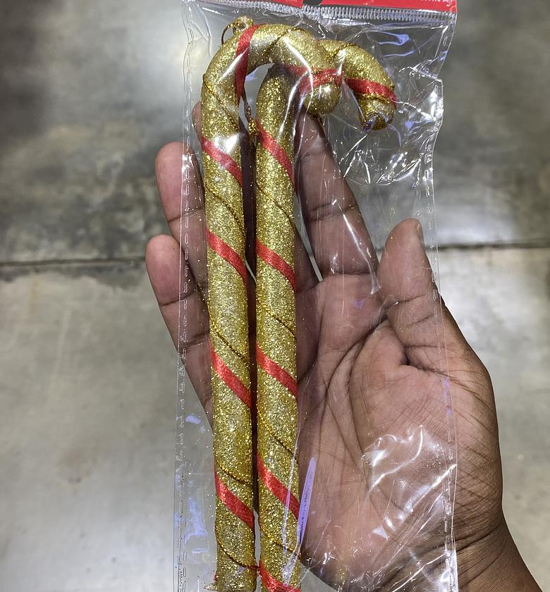 Christmas candy cane decor  image