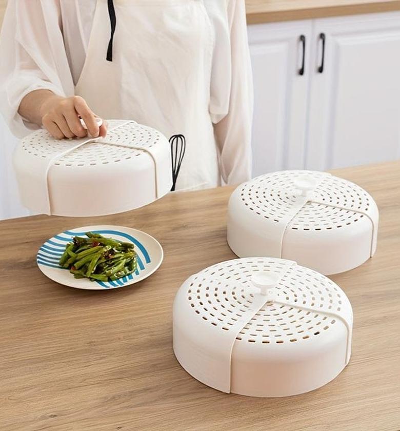 Collapsible Vented Food Protection Cover for Indoor & Outdoor Dining image