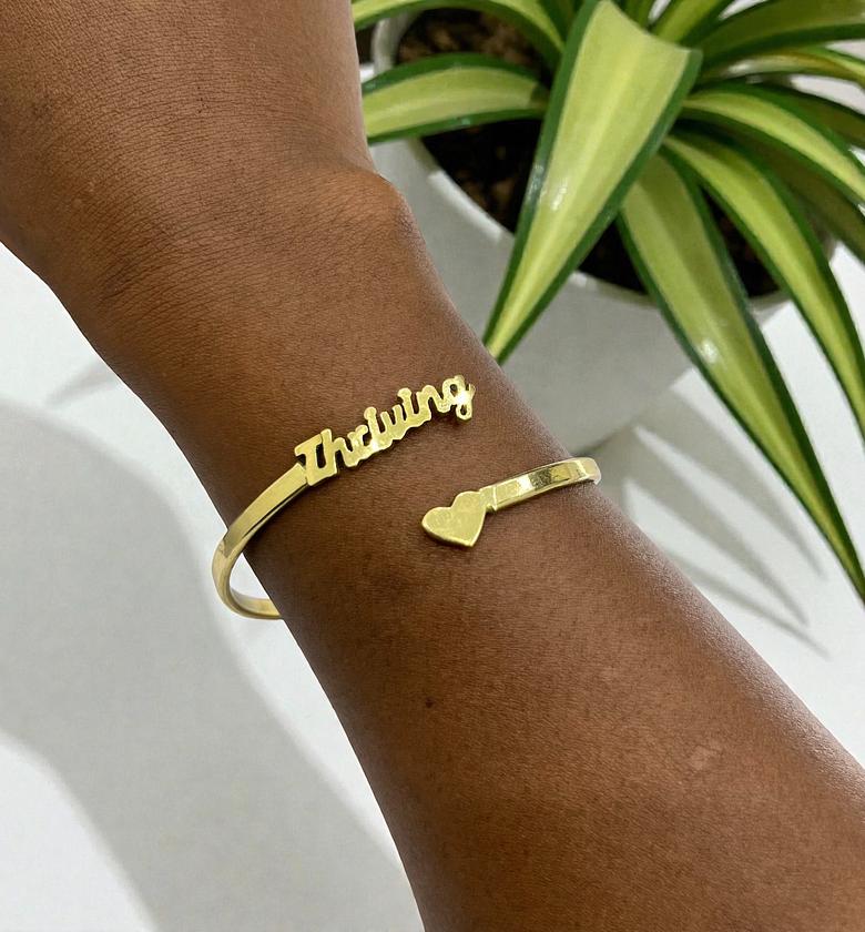 Affirmation Brass Bracelets  image