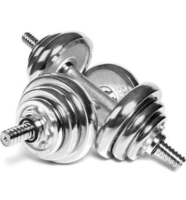 15KGS  Chrome ADJUSTABLE DUMBELL image