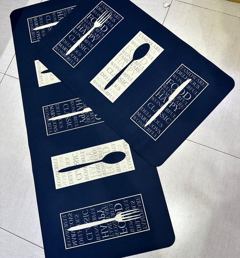 Rubber bottom kitchen mats image