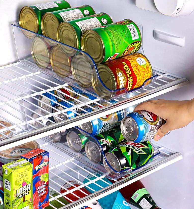 Acrylic Can Organizer (Stackable Fridge & Pantry Storage) image