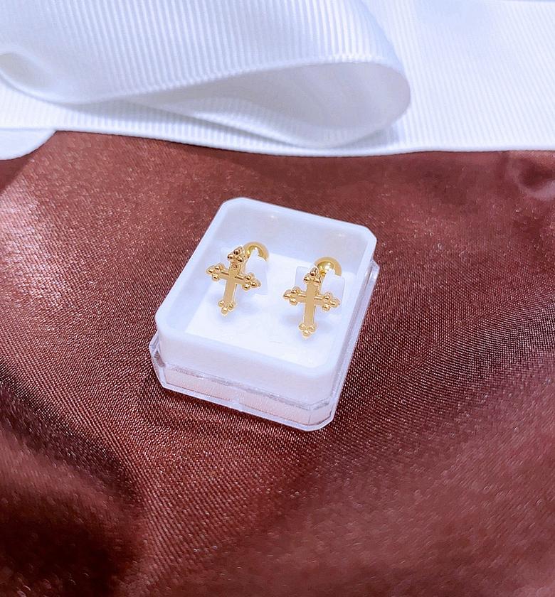Gold Plated Sweet Waterproof Non Tarnish Plating Cartilage earrings image