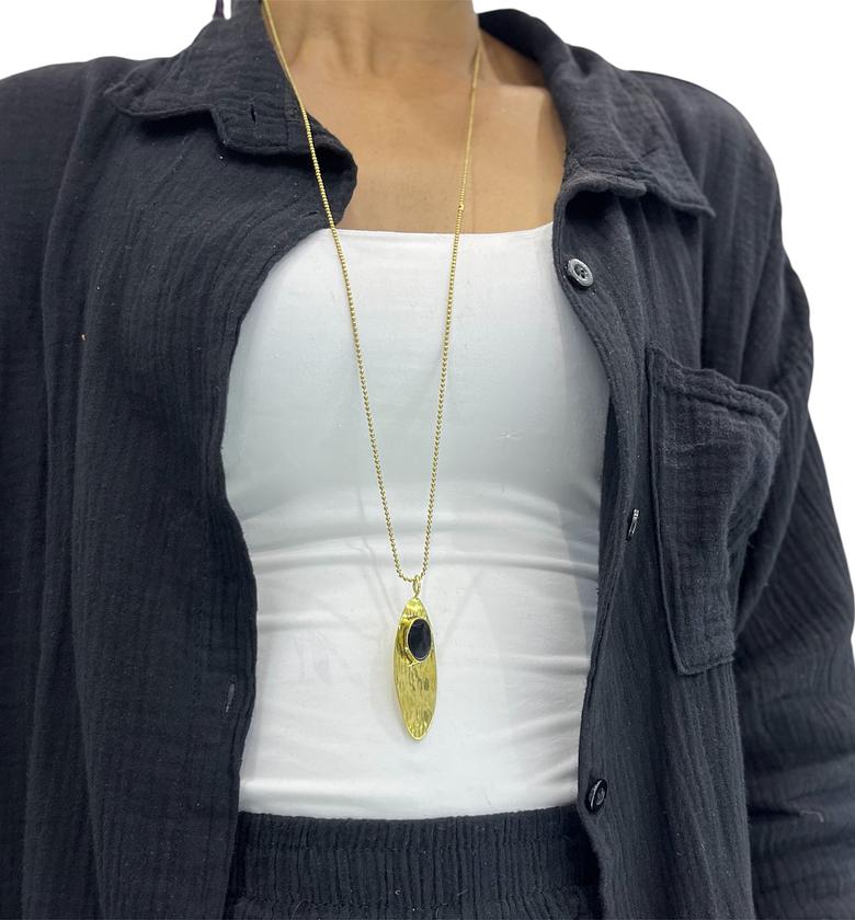 Bahati Brass Necklace  image