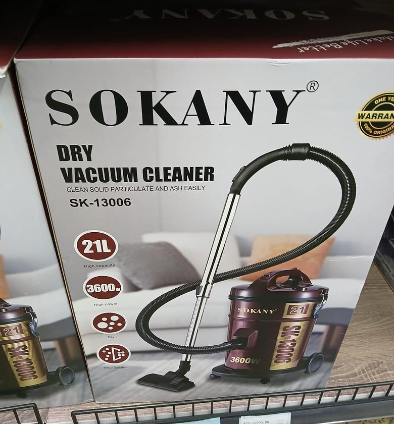 VACUUM  CLEANER. Sokany 21L Cyclone Dry Electric Vacuum Cleaner with Blower Attachment image