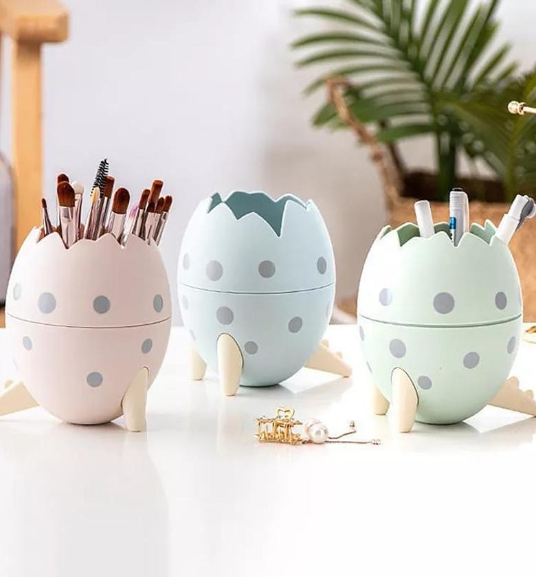 Creative Dinosaur Egg Shape Pen Holder image