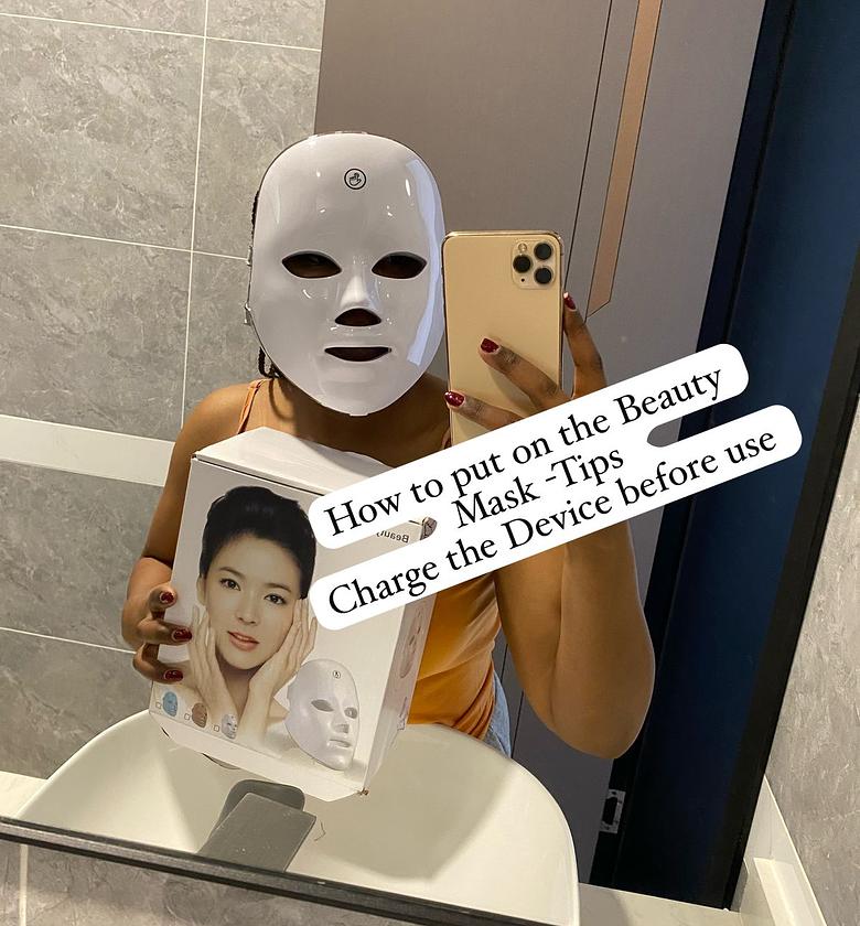 New Led Red Light  Facemask image