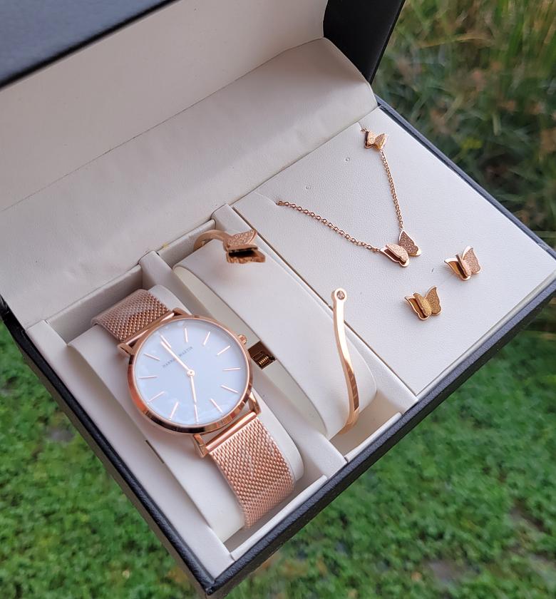 Rosegold watch set image