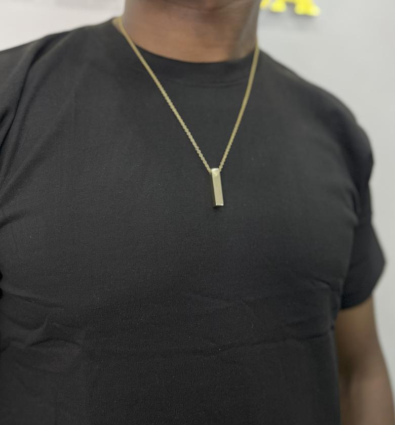 Jahlani middium  Brass Necklace  image