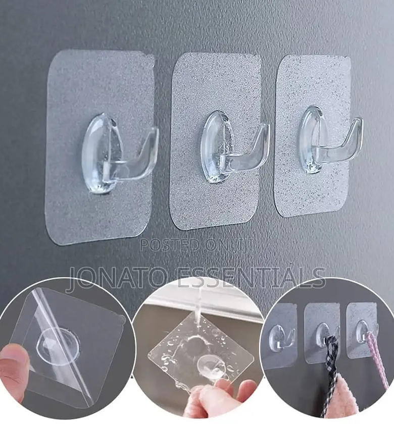 10pc Multipurpose Wall Hooks image