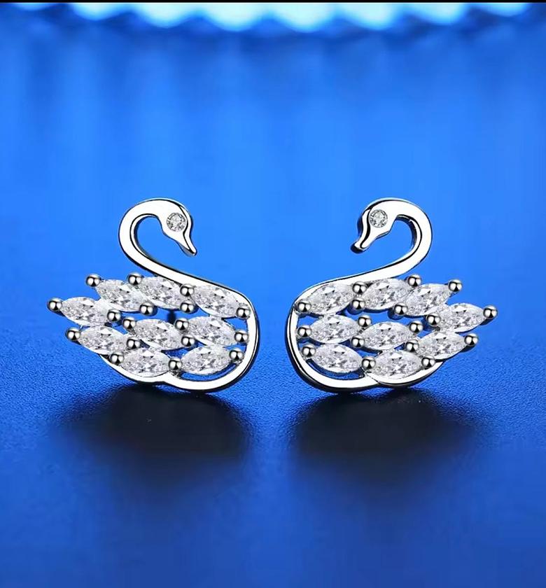 Marquise Swan Grace Stud Earrings image