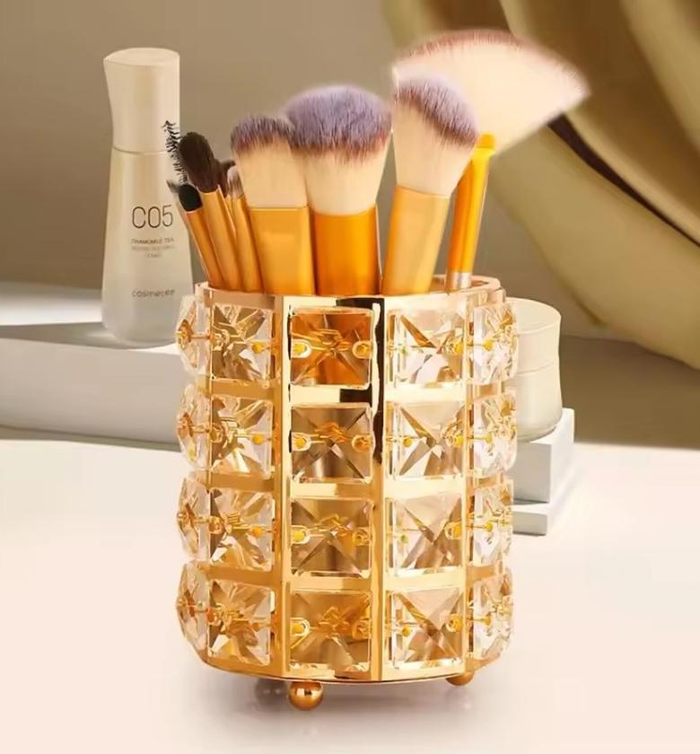 Luxury Crystal Makeup Brush Holder Cosmetic Organizer Kenya image