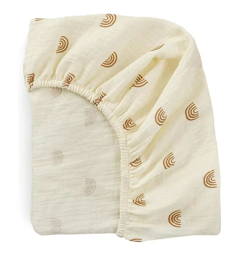 Crib Fitted Sheets  - Flowered image