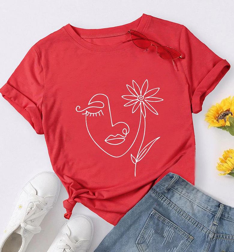 Ladies T-shirt image