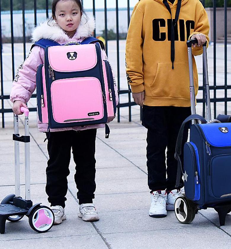 Wheeled School Trolley bags  image