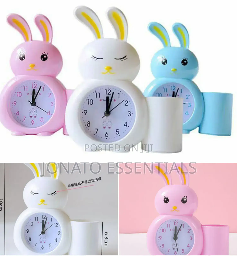 Cute Rabbit Alarm Clock for Kids image