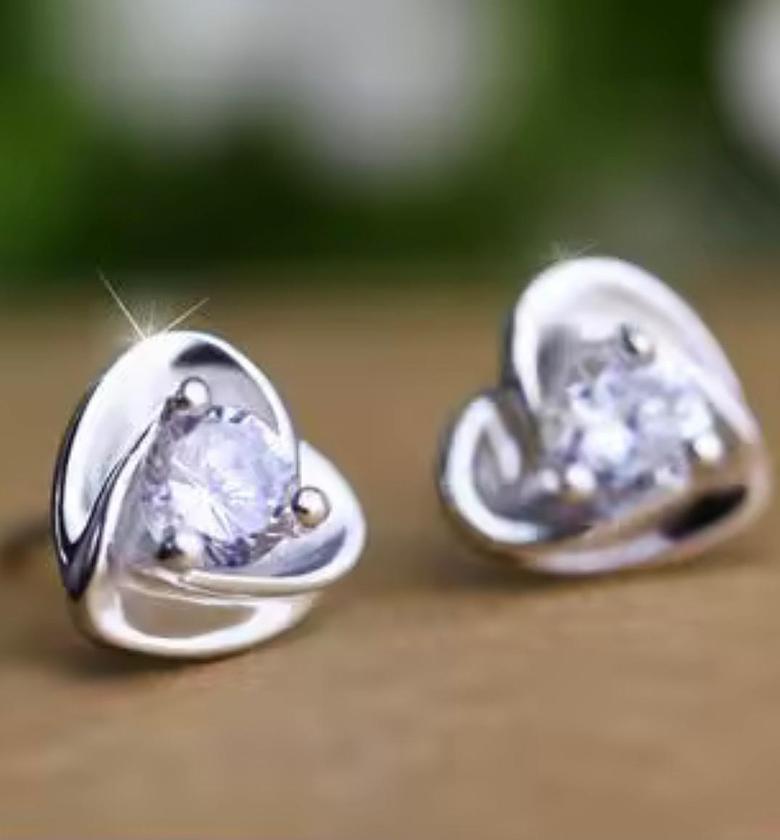 Tranquil Heart Flow Sterling Studs image