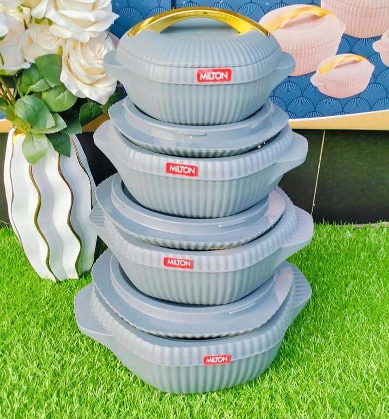 4pcs Luxurious Insulated Hotpot. image