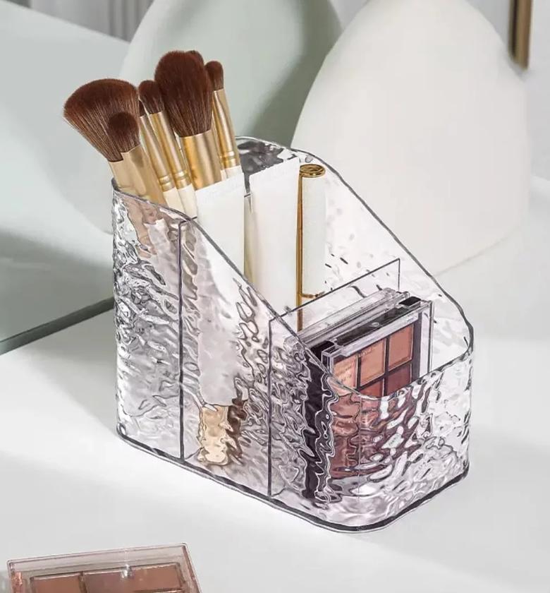 Heavy Duty Acrylic Remote Makeup Brushes Holder image